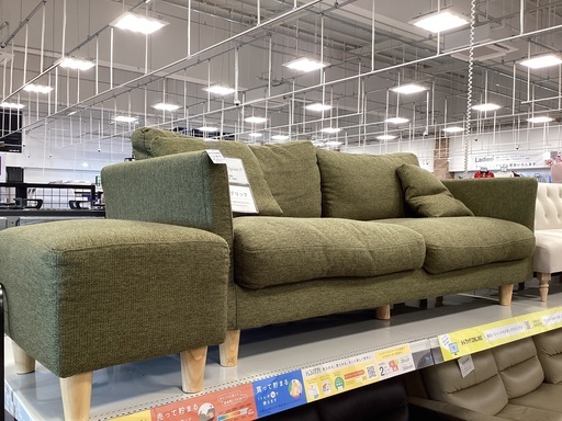 【軽トラック90分無料貸出サービス有】ニトリ　3人掛けソファー