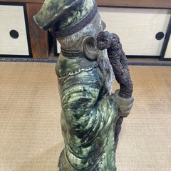 七福神 寿老人  仏像 神様 長寿 陶磁器 陶器 焼き物 古物 骨董品 瓢箪 ひょうたん 縁起 の画像