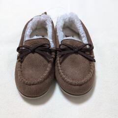 キッズ ふわふわボアシューズ