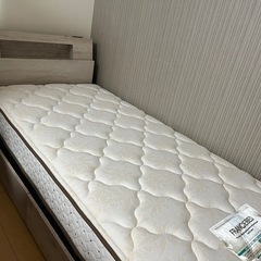 ベットフレーム シングルサイズ 収納付き