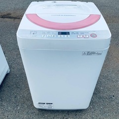 シャープ　全自動電気洗濯機　ES-GE60R-P