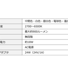 半額以下！ほぼ未使用！SANWA 800-LEd060 ライト　学習机の画像