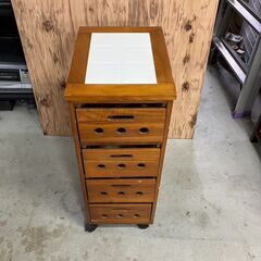 山善　キッチンストッカー　収納棚の画像