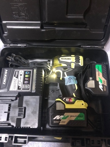 ハイコーキ36vインパクトドライバWH36DA中古美品オリジナルハウジング