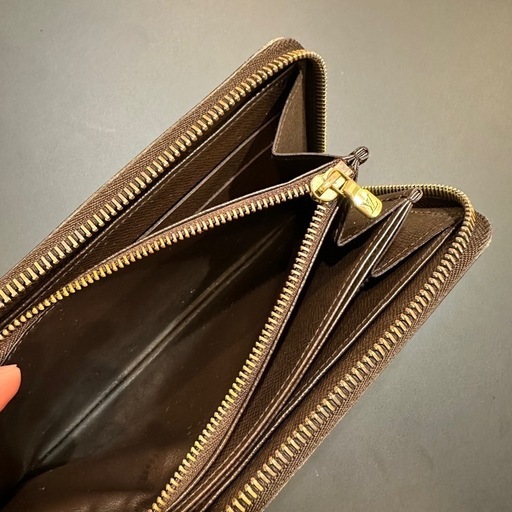 LOUIS VUITTON ダミエ/エベヌ/長財布 美品✨
