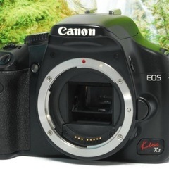 ✨撮影に特価したお手頃な入門一眼レフ✨Canon Kiss X2✨スマホ転送OKの画像