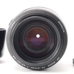 SONY α 用❤️ MINOLTA 望遠レンズ 70-210mm　ケース付の画像