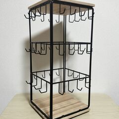 回転ジュエリータワー　アイアンワード　ディスプレイスタンド　アク...