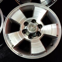 トヨタ 215系 ハイラックスサーフ 純正ホイール 17インチ 4本 7.5J6HPCD139.7 200系ハイエース 4ランナー等にも　(VHB483) の画像
