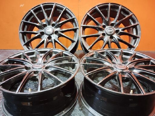 BADX D.O.S 社外ホイール 17インチ 4本 7J5HPCD114.3+38 アルファード ヴェルファイア ハリアー等 　(VHK498)