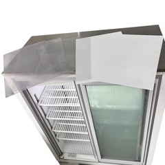 大和冷機 業務用 冷蔵ショーケース 301AU-15 264L スライド扉 陳列