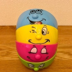 【新品・未使用】funky faceプラスチックボール 4Pセットの画像