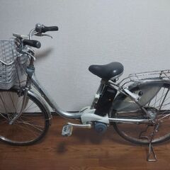 パナソニック電動自転車　バッテリー8.9Ah+後ろかご付き 