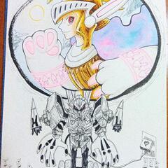 手描き作品  相愛