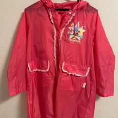 子供用レインコート　120 ディズニープリンセス　ランドセル対応...