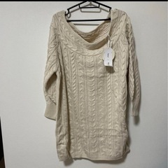 新品　ニット　L