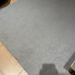 グレーのラグ