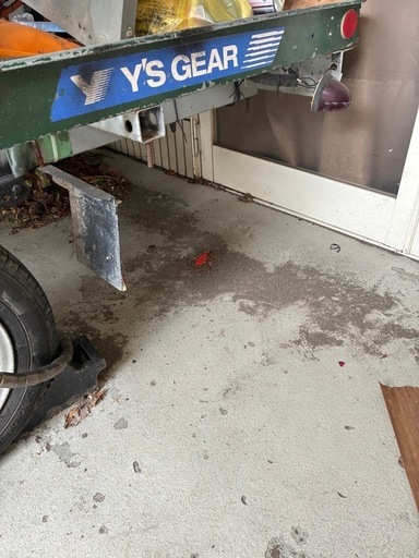 一旦投稿中止します軽ダンプアップトレーラー