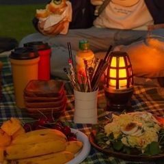 夜ピクニックするよ〜🧺🍙