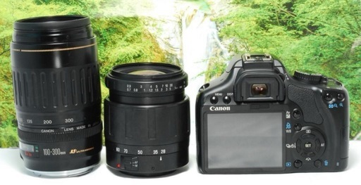 ✨一眼レフ挑戦はこの1台から✨Canon Kiss X2✨Wレンズセット✨軽量✨
