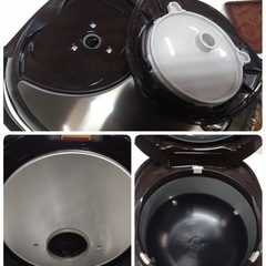 ●  ZOJIRUSHI 象印 NW-VA10 IH 炊飯ジャー 5.5合 IH式 極め炊き 黒まる厚釜 保温30時間 ブラウン 2019年製 中古 ④の画像