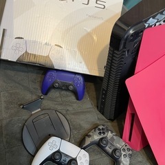 ps5本体（純正白コントローラーつき）の画像