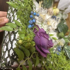 インテリア　フラワー壁掛け　置物の画像