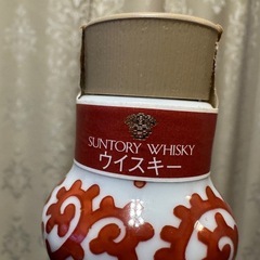 サントリー ピュアモルトウイスキー　山崎12年 有田焼　赤絵蛸唐草 陶器ボトルの画像