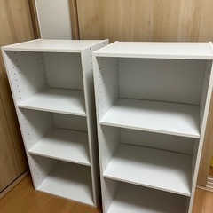 【お譲りします】カラーボックス×2個
