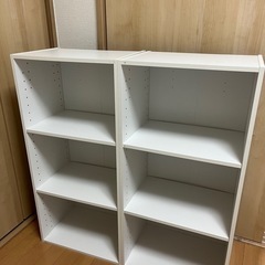 【お譲りします】カラーボックス×2個
の画像
