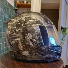 バイク用ヘルメットの画像