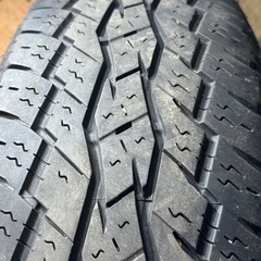 ジムニーサイズ 社外 16in アルミホイール 215/70R16夏ムチムチ の画像