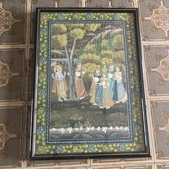 細密画　インド　絵　アート　絵画