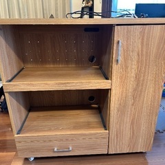 取りに来られる方限定！レンジボード レンジ台 キッチンラックレン...