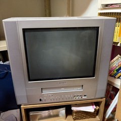 TOSHIBA テレビデオ ブラウン管 リモコン 
ケーブル付　