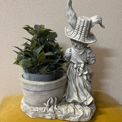 うさぎの可愛いプランターの画像