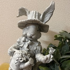 うさぎの可愛いプランターの画像