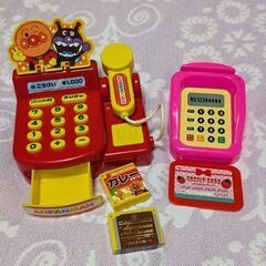 アンパンマンレジスターとカードリーダー　200円　おままごと