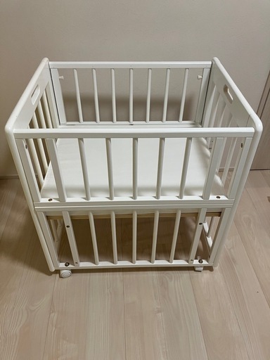 【商談中】【美品】カトージ　ミニミニベビーベッド　　　　　　　
