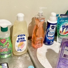 洗剤等まとめて譲ります(必要な物だけお選びの場合は値引きあり)