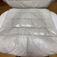 レザー調デスクチェア ハイバック の画像