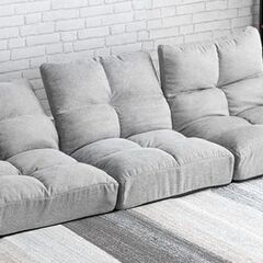 ❼M　未使用/新品　訳あり　独立リクライニング ソファ 3人掛け...