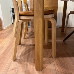 無印良品 オーク材 テーブル の画像
