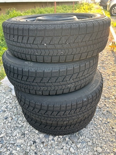 【スタッドレス】155/65R14 4本セット ホイール付き／軽自動車用