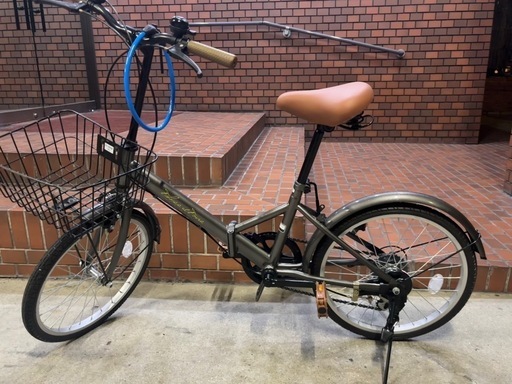 変速機能付き20インチ折りたたみ自転車