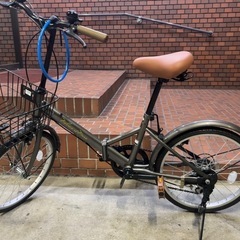 変速機能付き20インチ折りたたみ自転車
