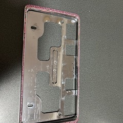ストーン付きナンバーフレーム中古の画像