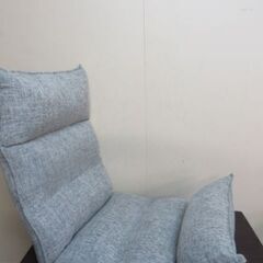 ①※取引中/売約済***********　未使用/新品　エラー入庫品　座椅子  ダリアン生地 全面 低反発 14段階 リクライニング チェア 椅子 グレーの画像