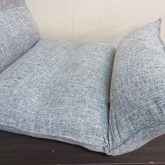 ①※取引中/売約済***********　未使用/新品　エラー入庫品　座椅子  ダリアン生地 全面 低反発 14段階 リクライニング チェア 椅子 グレーの画像