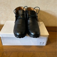 「新品_足長効果」ヒールアップブーツ新品の画像